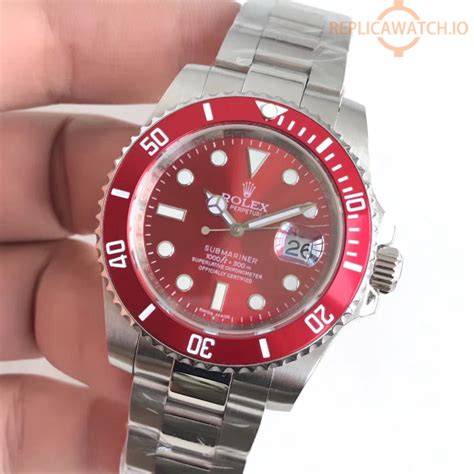 rolex red submariner replica|rolex submariner knockoff.